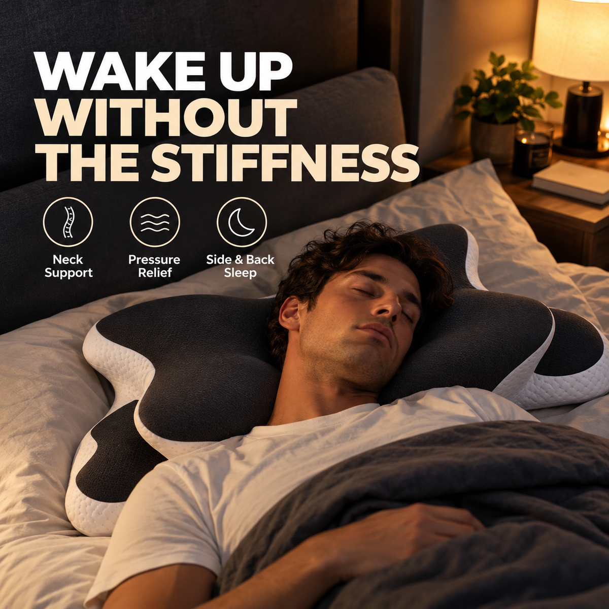 Ventizen Ergonomic Contoured Pillow