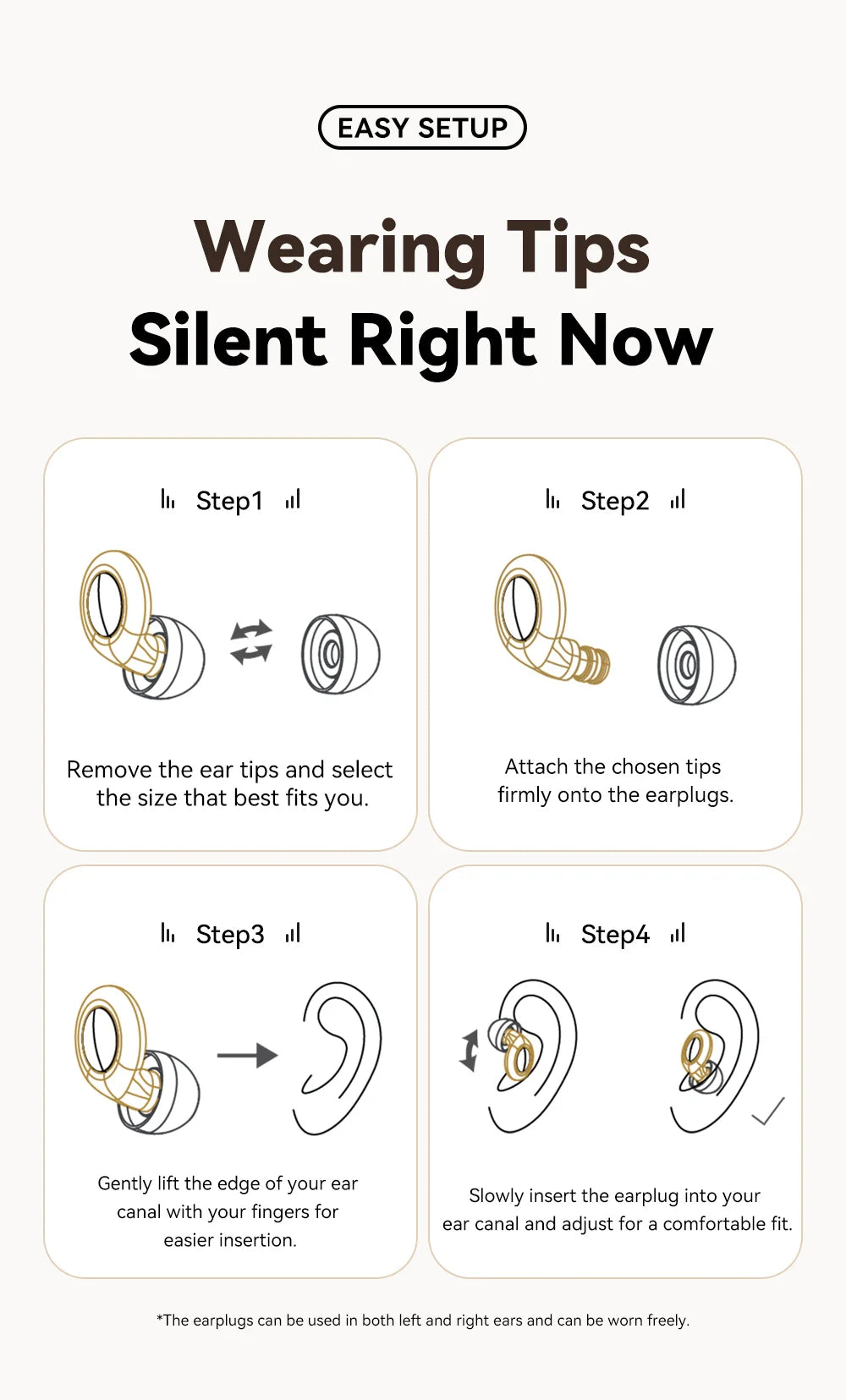 Ventizen Noise-Isolating Sleep Earplugs