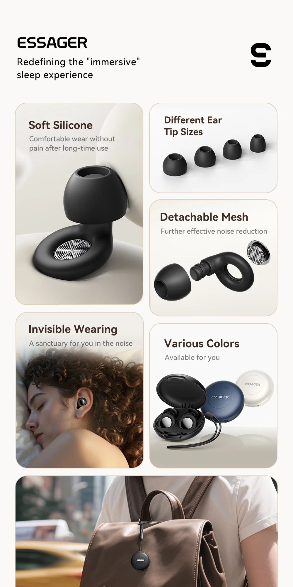 Ventizen Noise-Isolating Sleep Earplugs