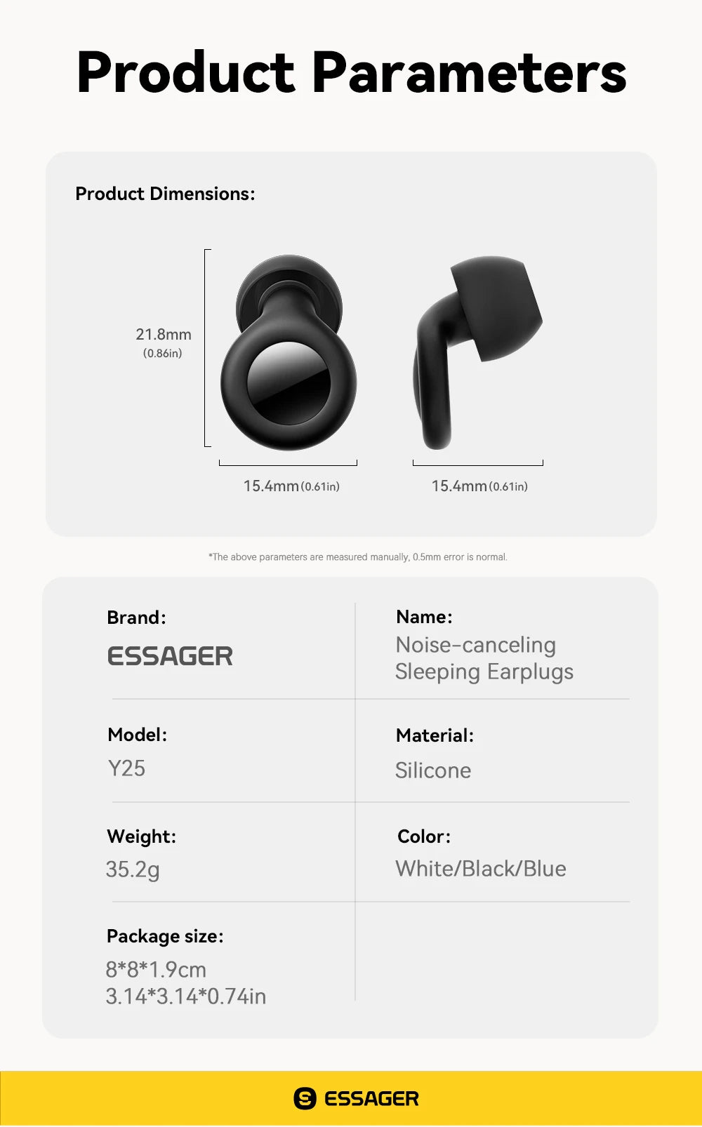 Ventizen Noise-Isolating Sleep Earplugs