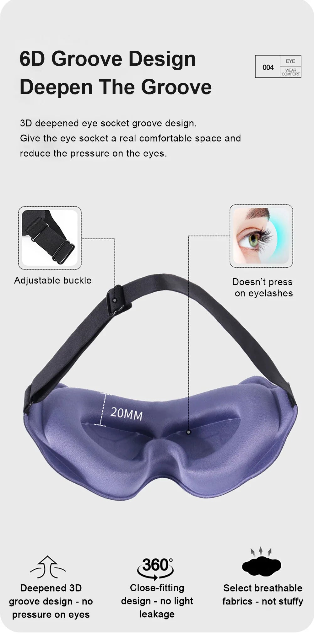 Ventizen Silk-Touch Sleep Mask